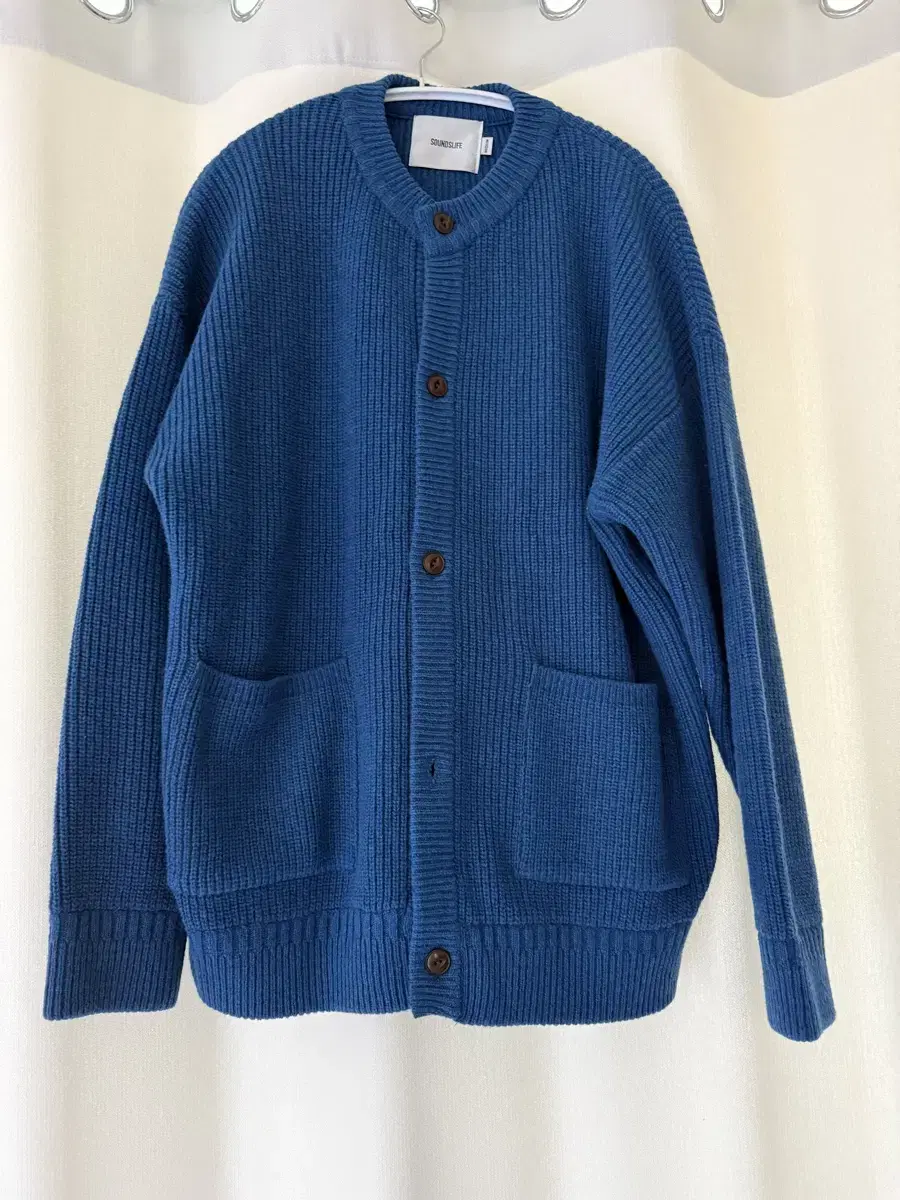 Soundlife Heavy Wool Cardigan bloo size M