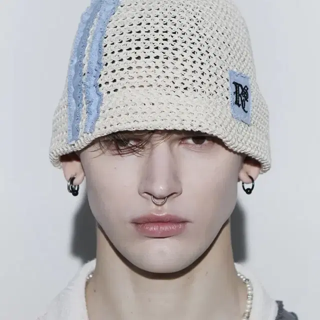 알에스에스씨 비니 DENIM PATCHED BEANIE