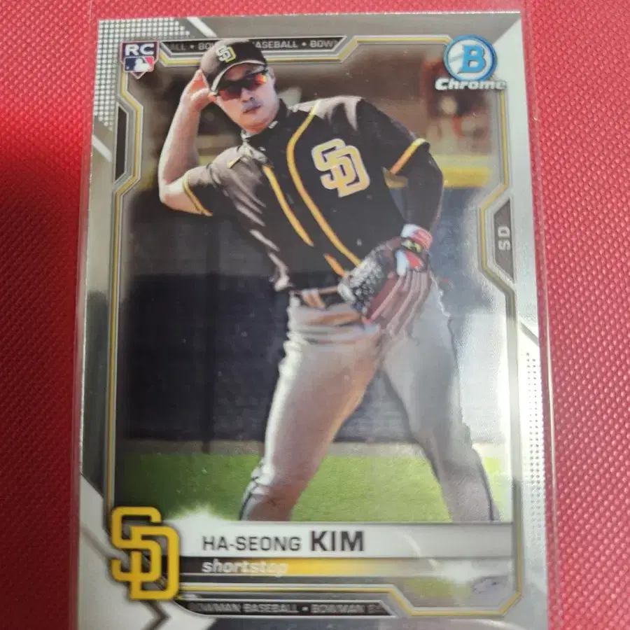 김하성 2021 Bowman Chrome RC 루키 카드