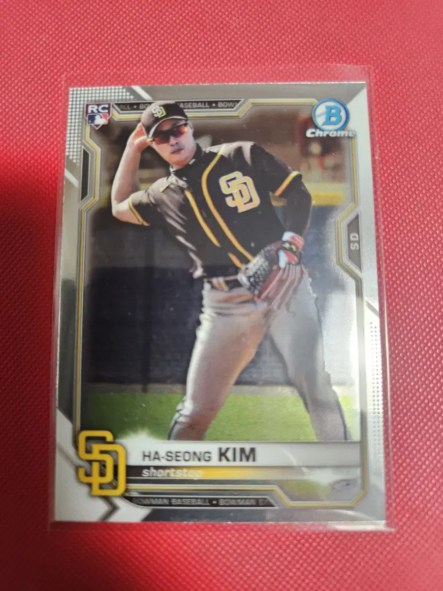 김하성 2021 Bowman Chrome RC 루키 카드