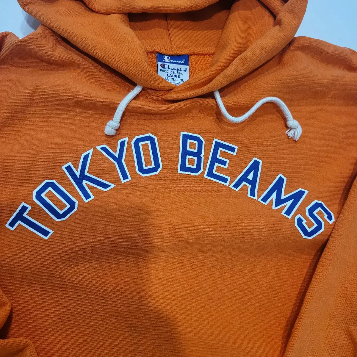 빔즈 BEAMS TOKYO 챔피언 콜라보 후드티