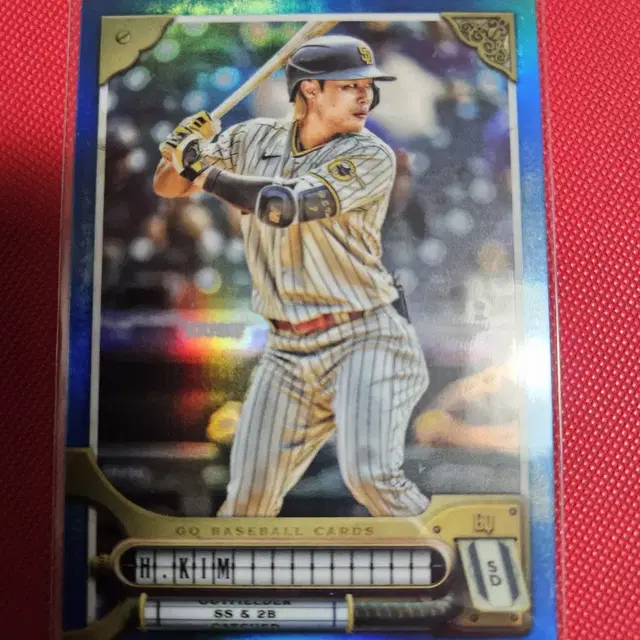 김하성 150장 한정 2022 Topps 집시퀸 인디고 리플렉터