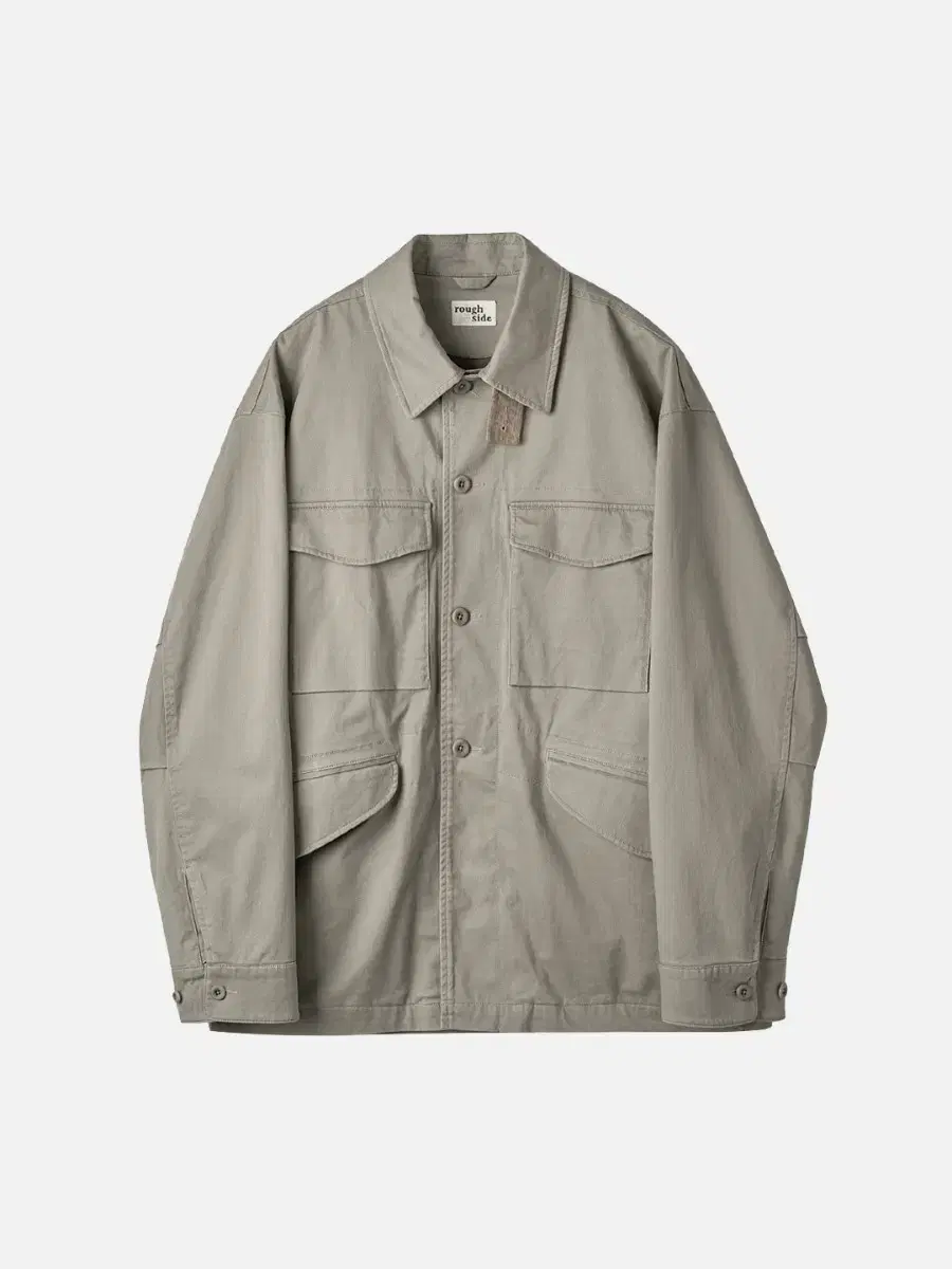 (New) Roughside 24FW BDU Jacket Light Grey Size 2