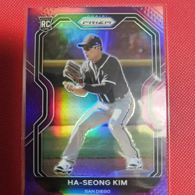 김하성 2021 Panini Prizm 퍼플 프리즘 루키 카드