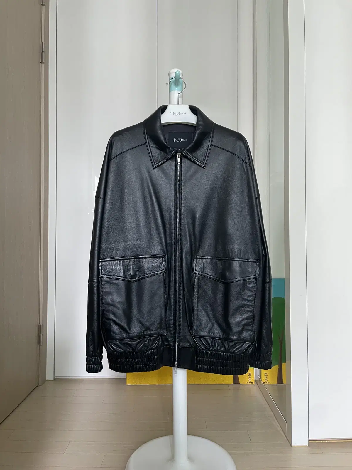 DOFFJASON 도프제이슨 lambskin bomber jumper