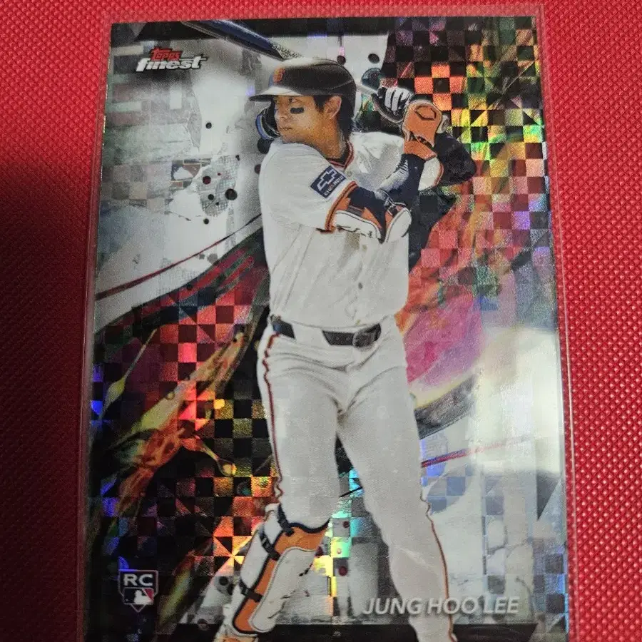 이정후 2024 Topps Finest 체크보드 리플렉터 루키 카드