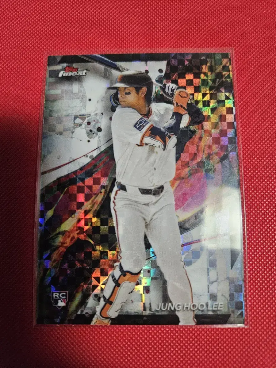 이정후 2024 Topps Finest 체크보드 리플렉터 루키 카드