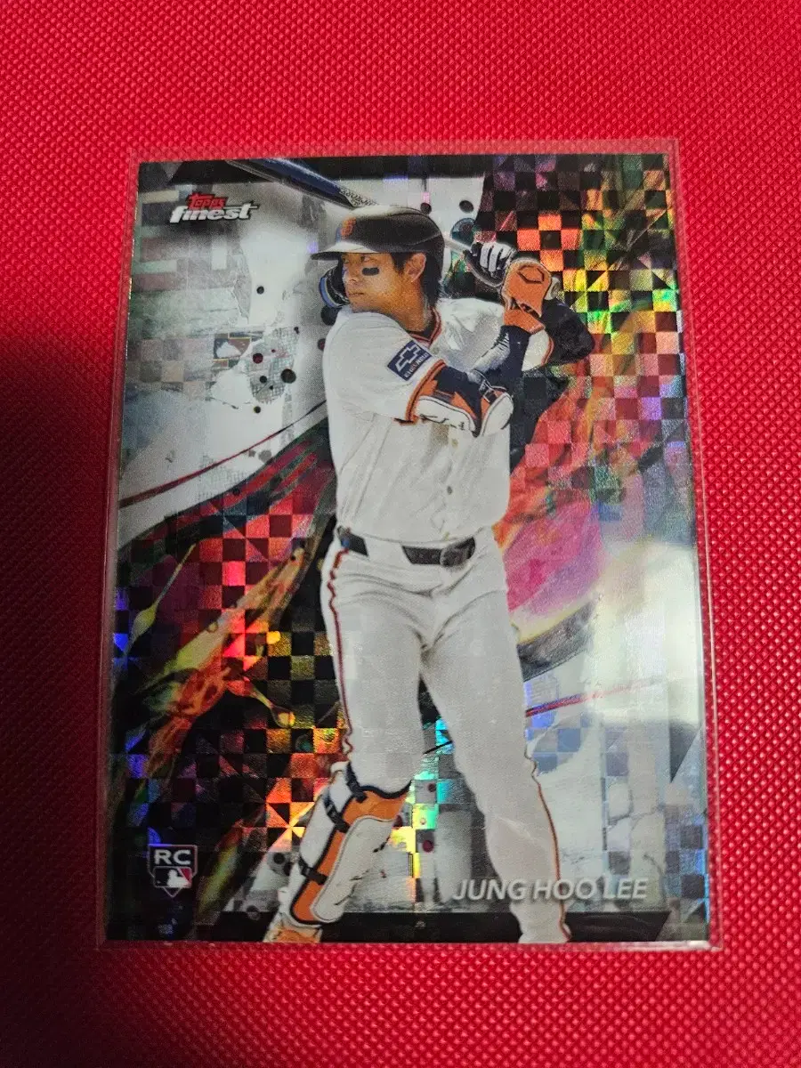 이정후 2024 Topps Finest 체크보드 리플렉터 루키 카드