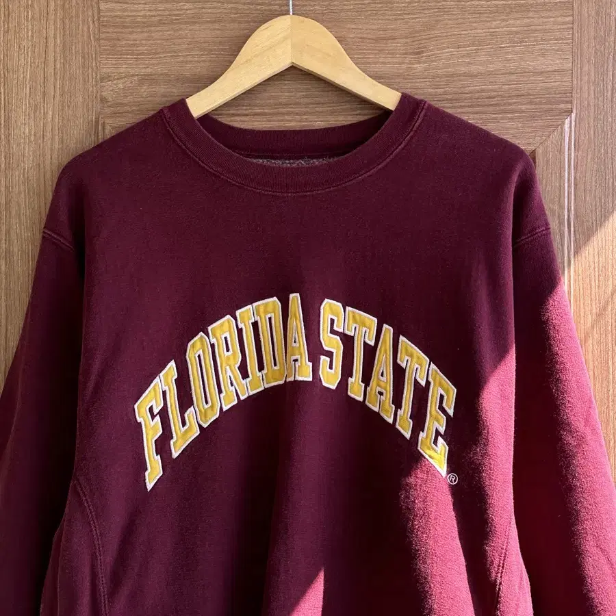 Florida State 레터링 빈티지 스웻셔츠 L (100)