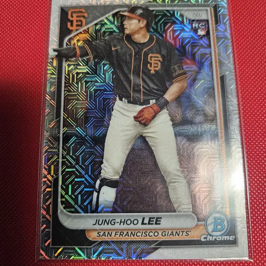 이정후 2024 Bowman Chrome 모조 리플렉터 루키 카드