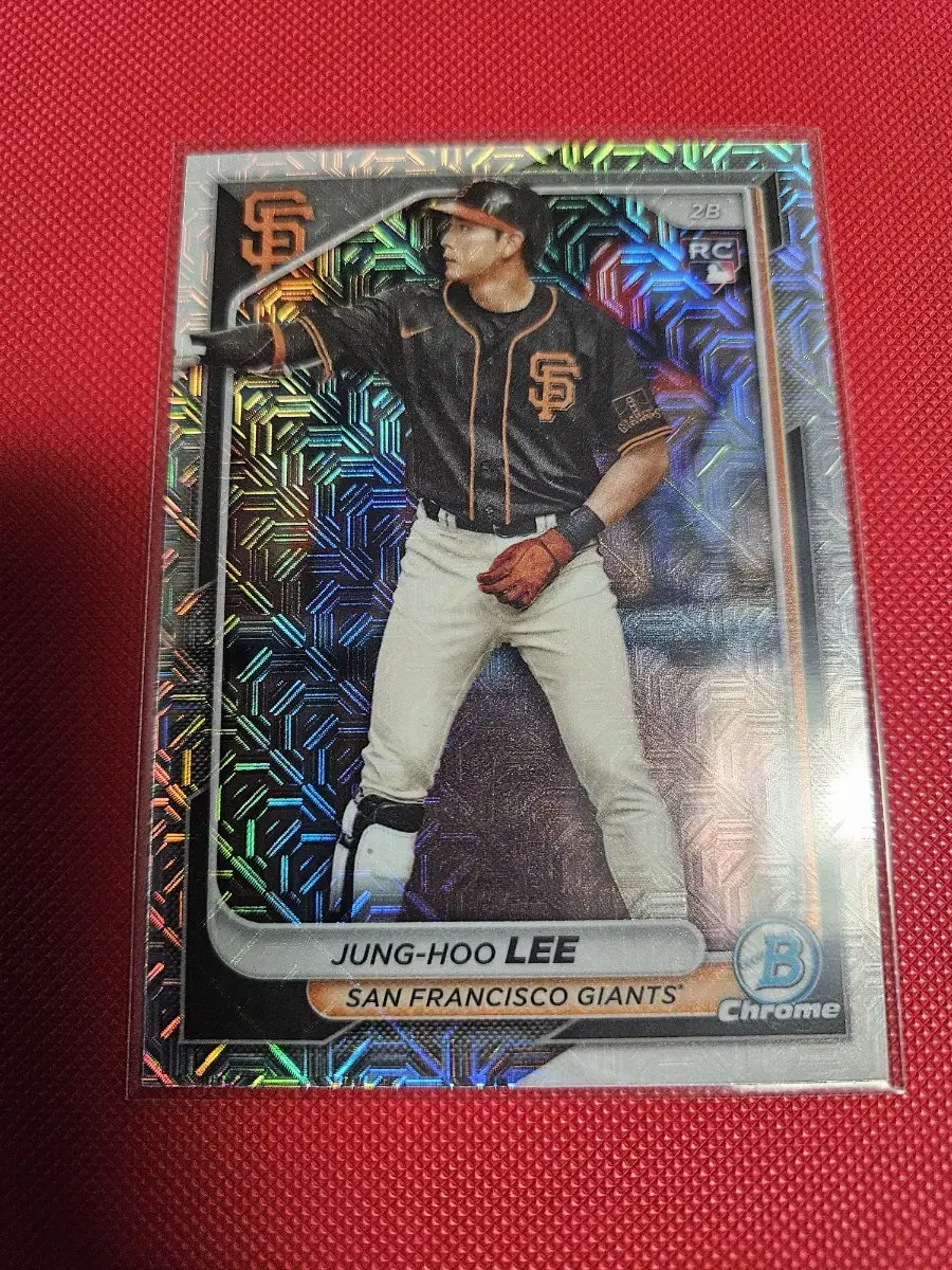 이정후 2024 Bowman Chrome 모조 리플렉터 루키 카드