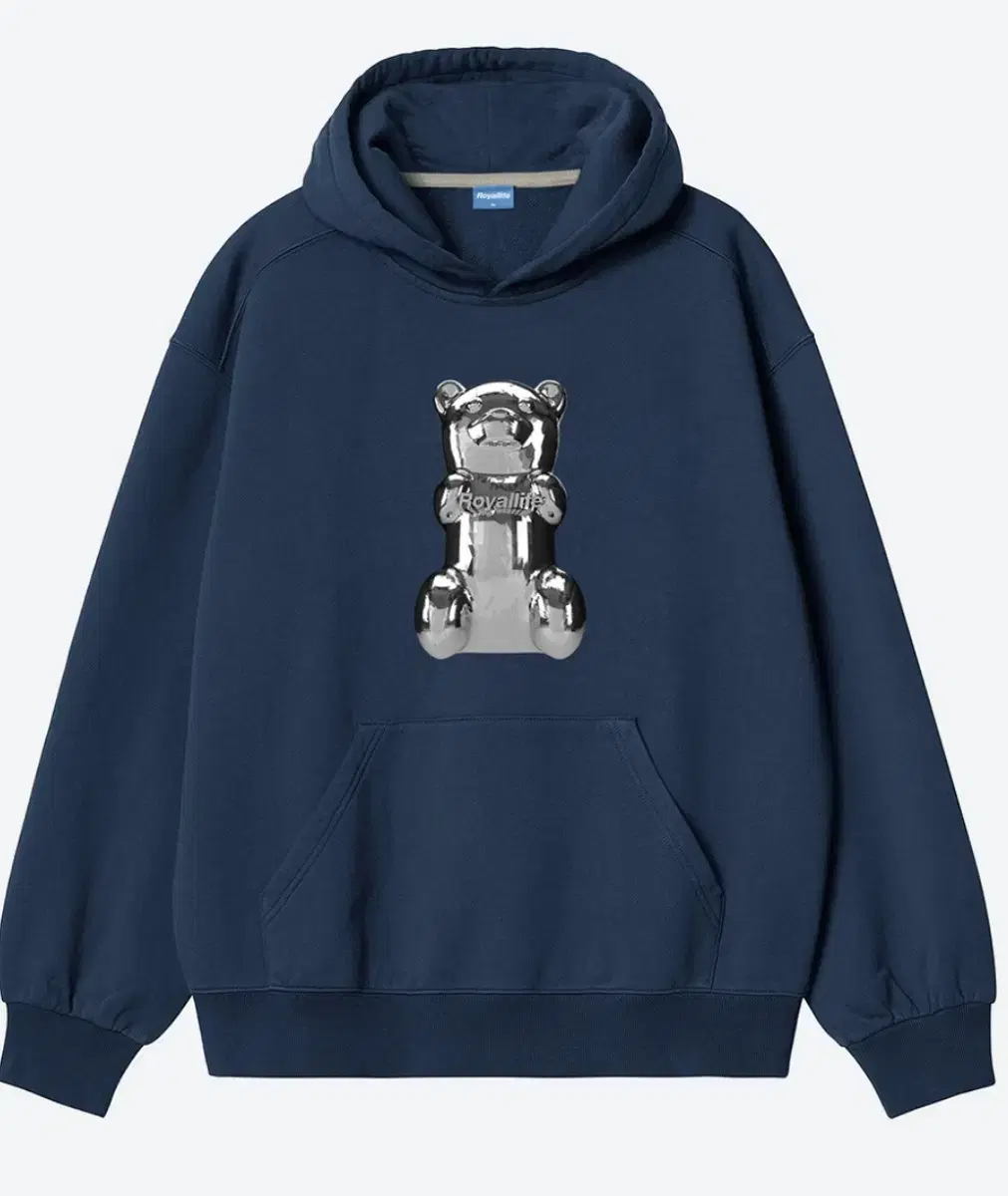 Royal Life Chrome Bear Brushed Hoodie [Size XL] New