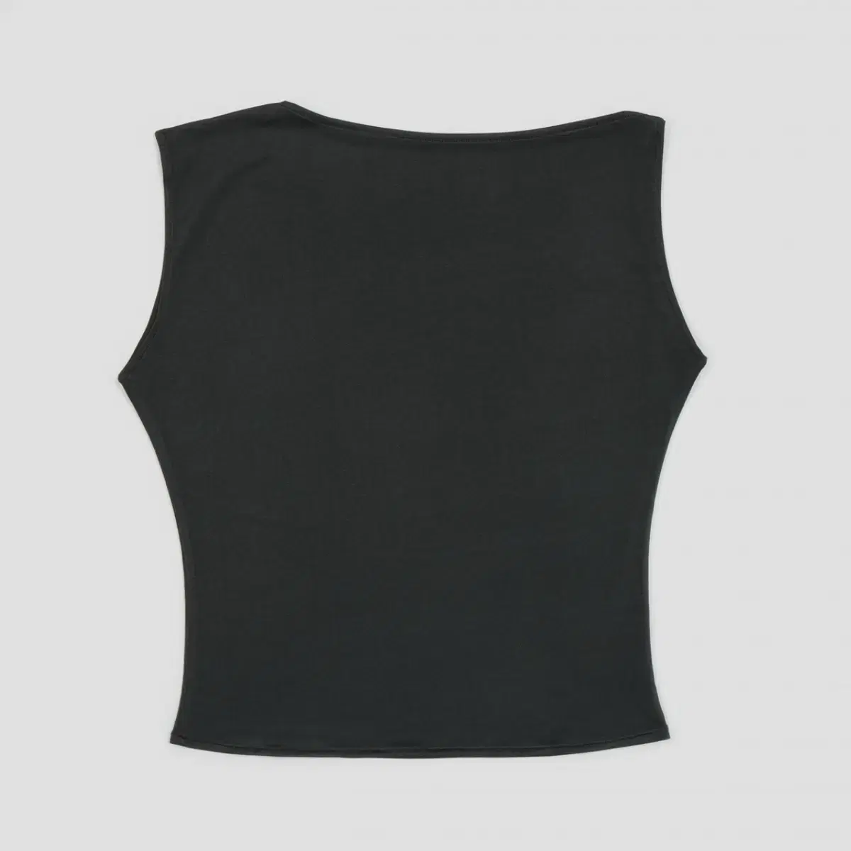 Octobre 악토브헤 asymmetric top (charcoal)