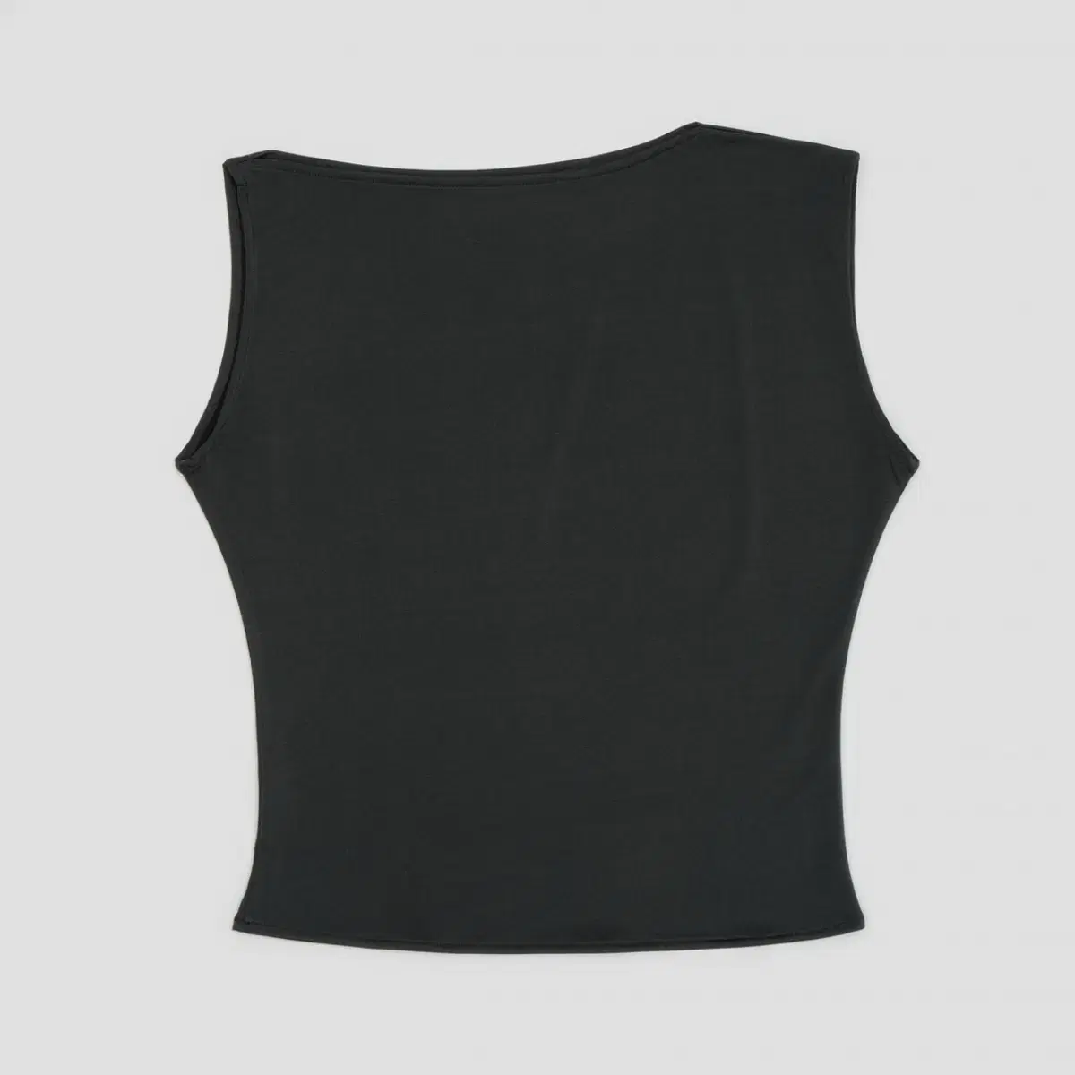 Octobre 악토브헤 asymmetric top (charcoal)