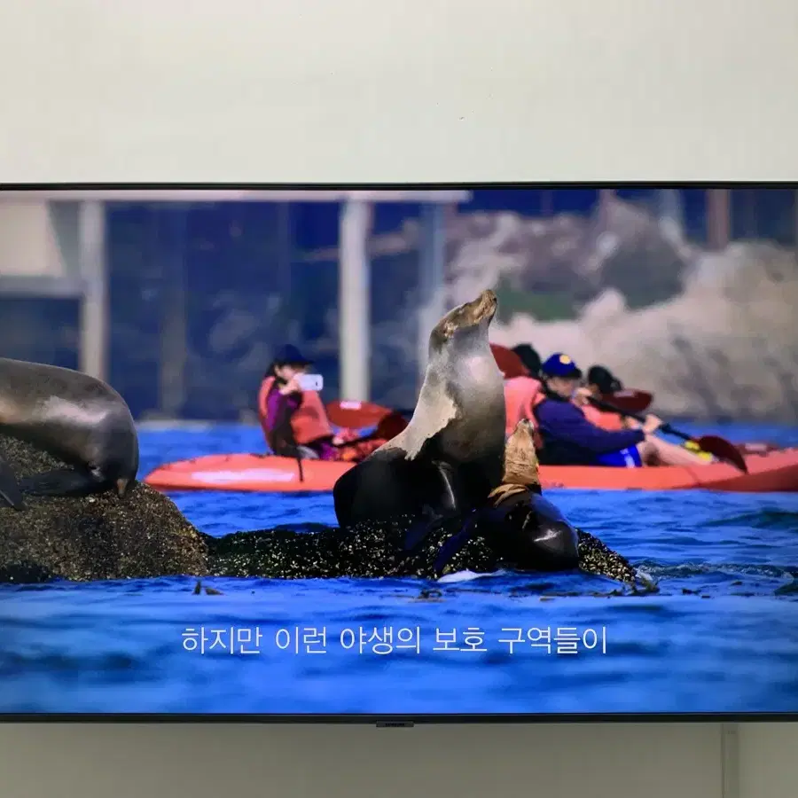 삼성 50인치 TV 4K UHD 벽걸이