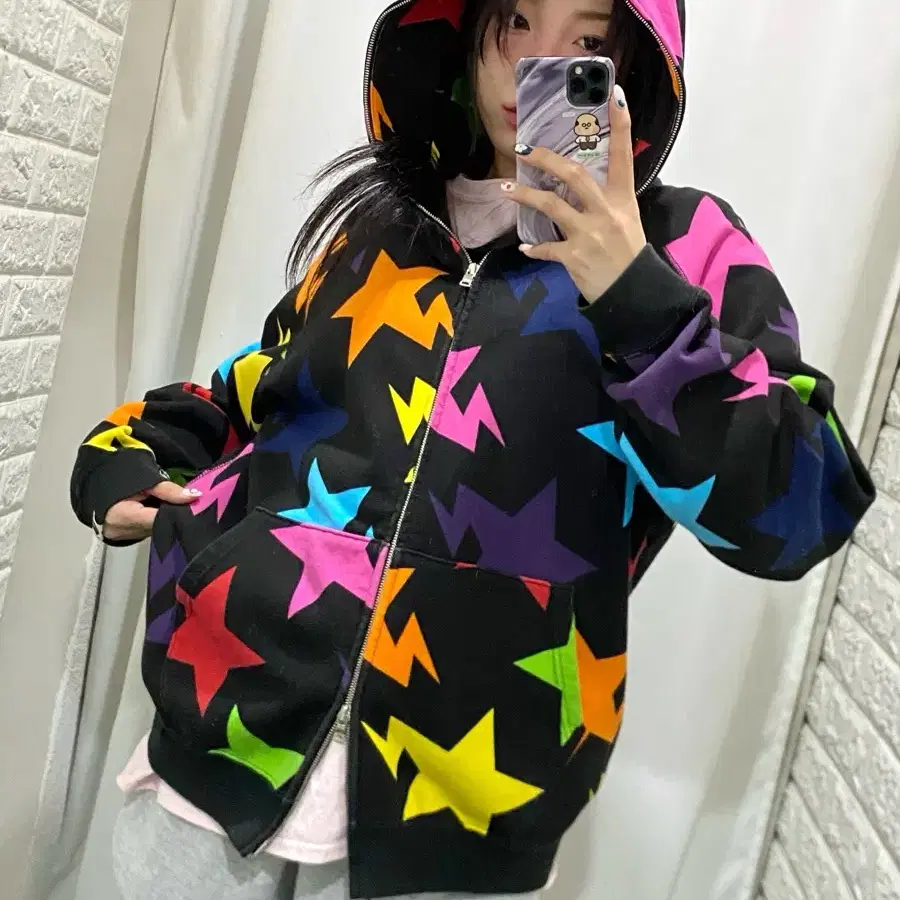 Bape sta multicolor Hood zip-up