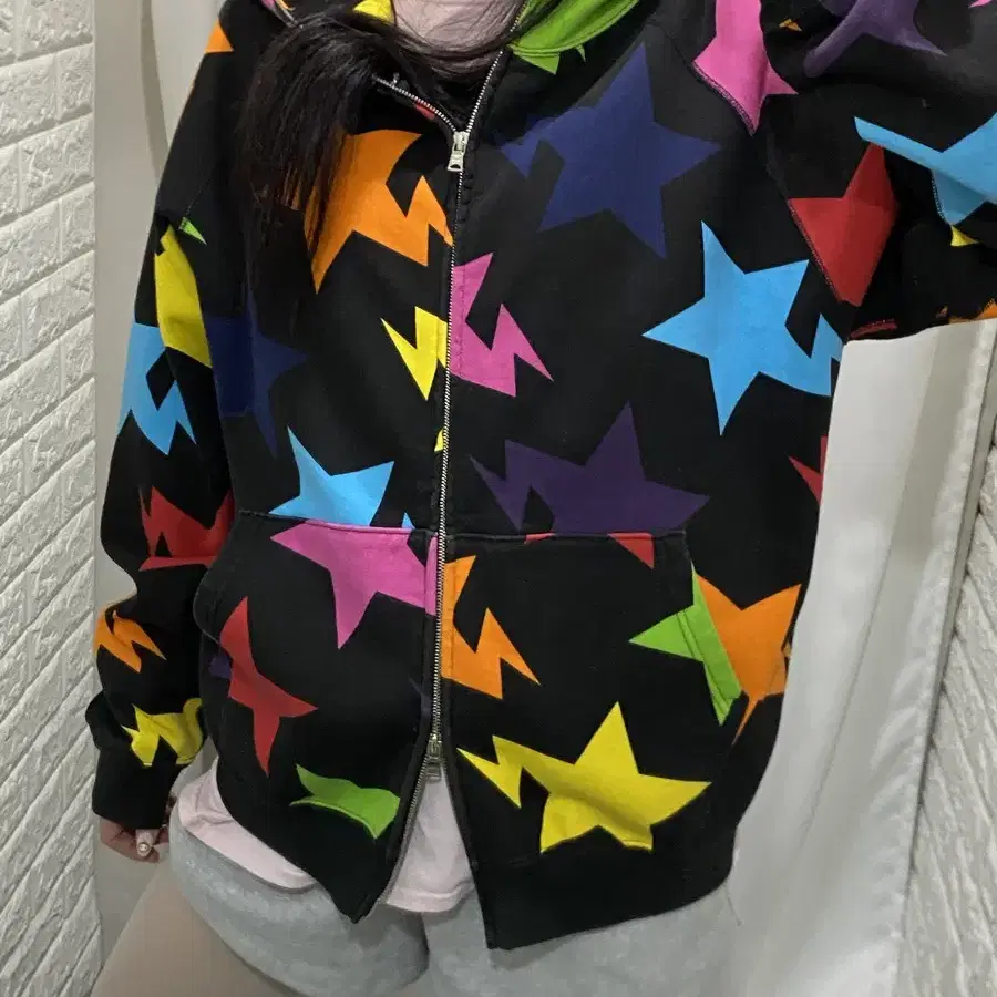 Bape sta multicolor Hood zip-up