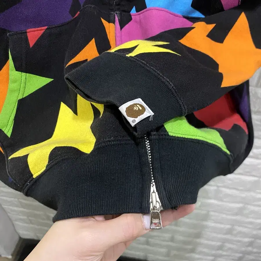 Bape sta multicolor Hood zip-up