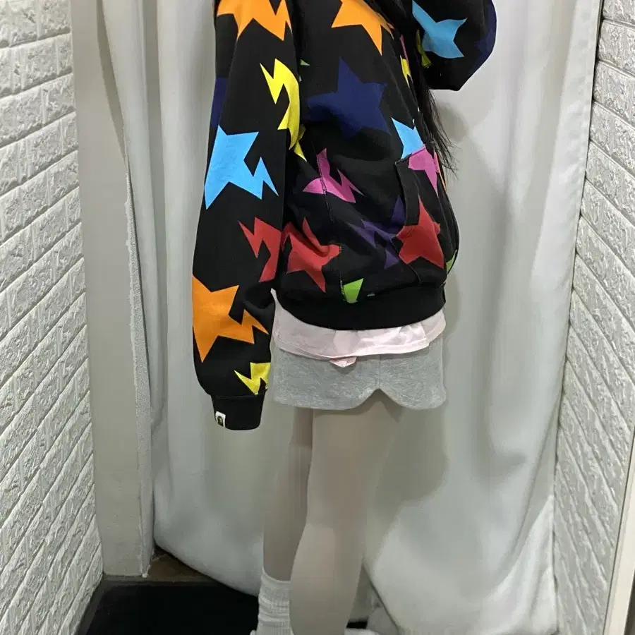 Bape sta multicolor Hood zip-up