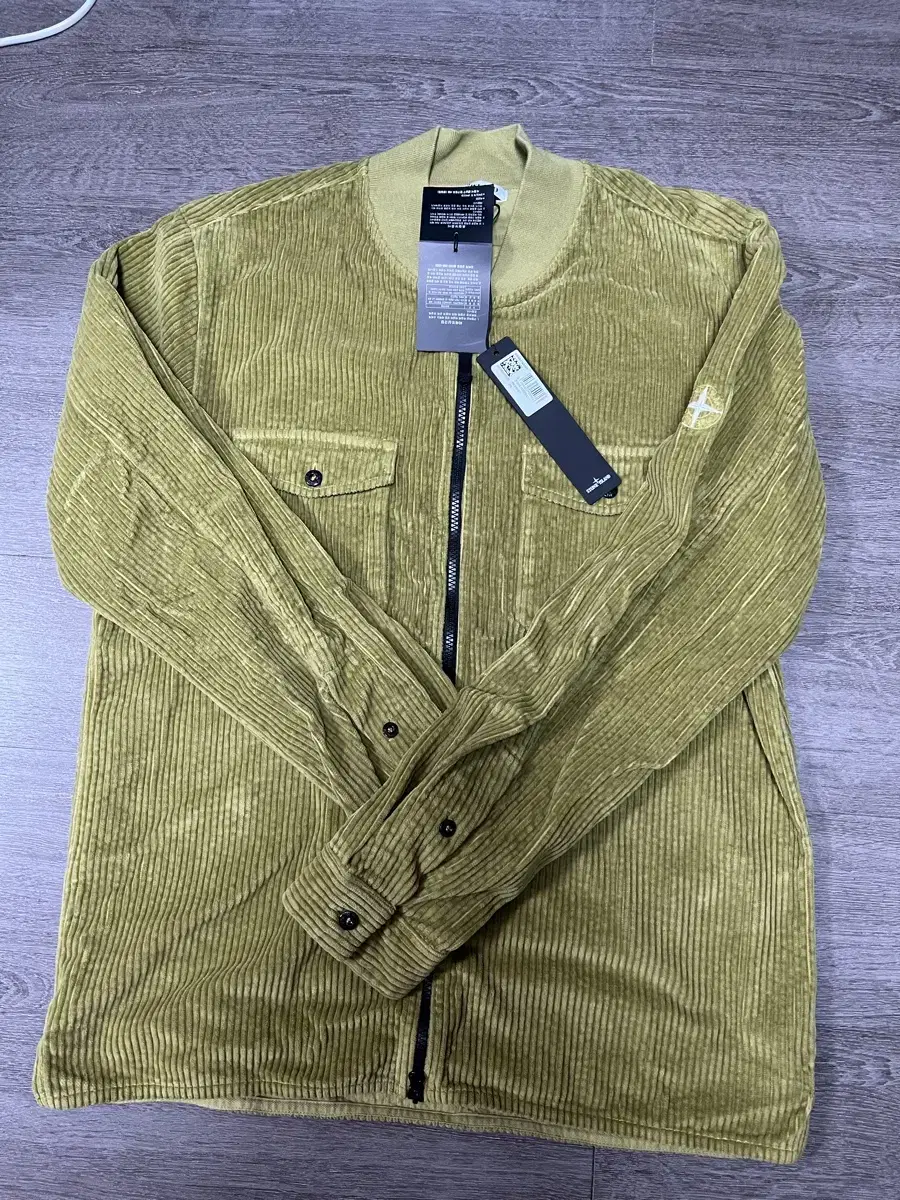 [L] 21FW Stone Island Corduroy Bomber Jacket in Korea