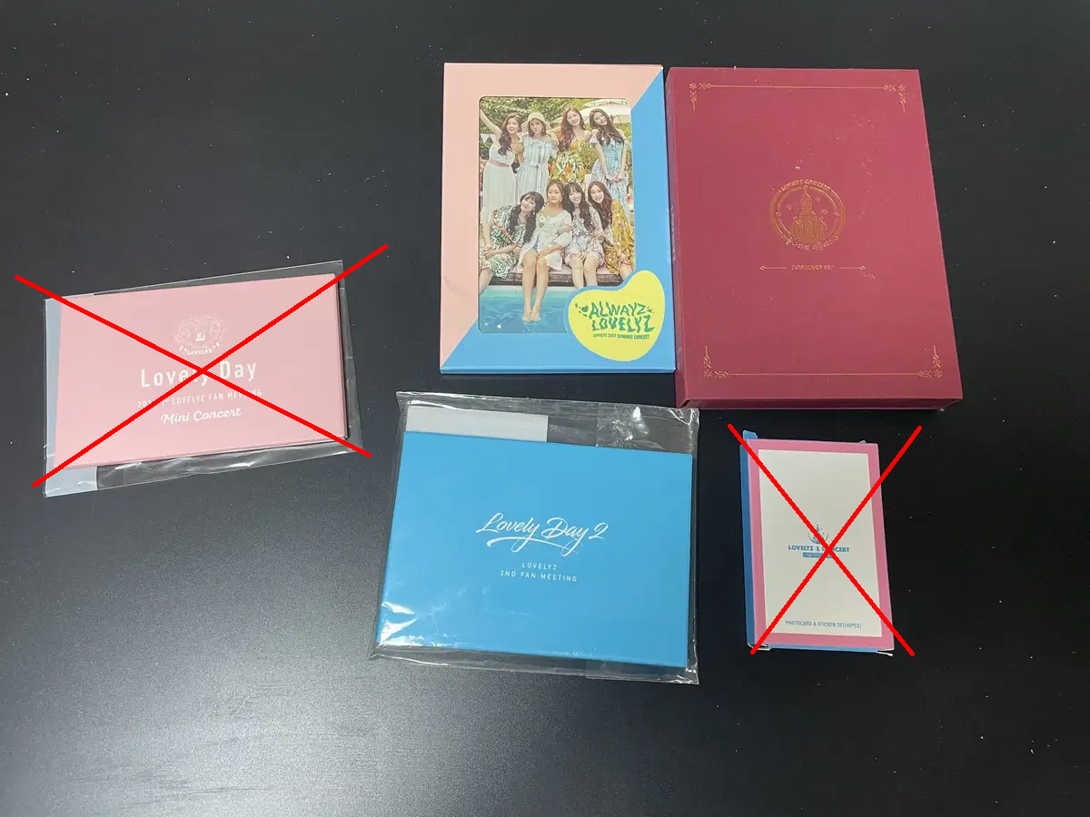 러블리즈 콘서트 굿즈, 공방포카등 공식 굿즈 팝니다.
