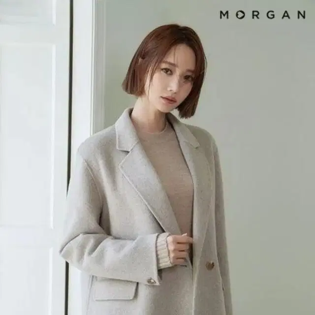 새상품급) MORGAN(모르간) 핸드메이드 알파카 자켓 판매합니다