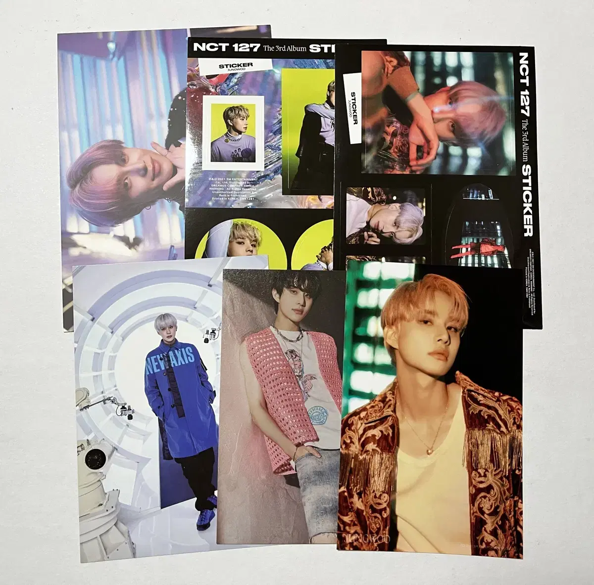 NCT NCT 127 jungwoo postcard 46 photos album Goods in bulk