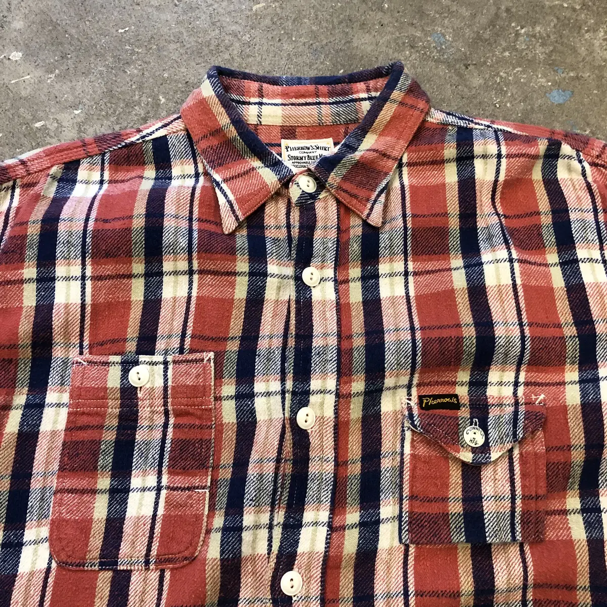 Pherrows flannel shirt Japna made - XL