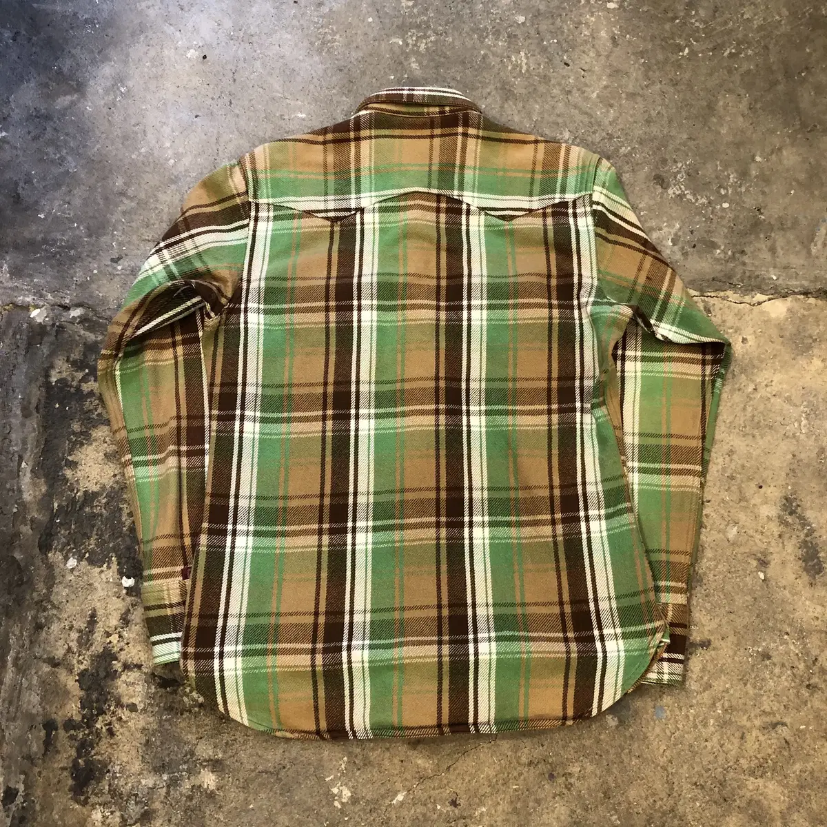 Sugarcane Western flannel Japan made - M