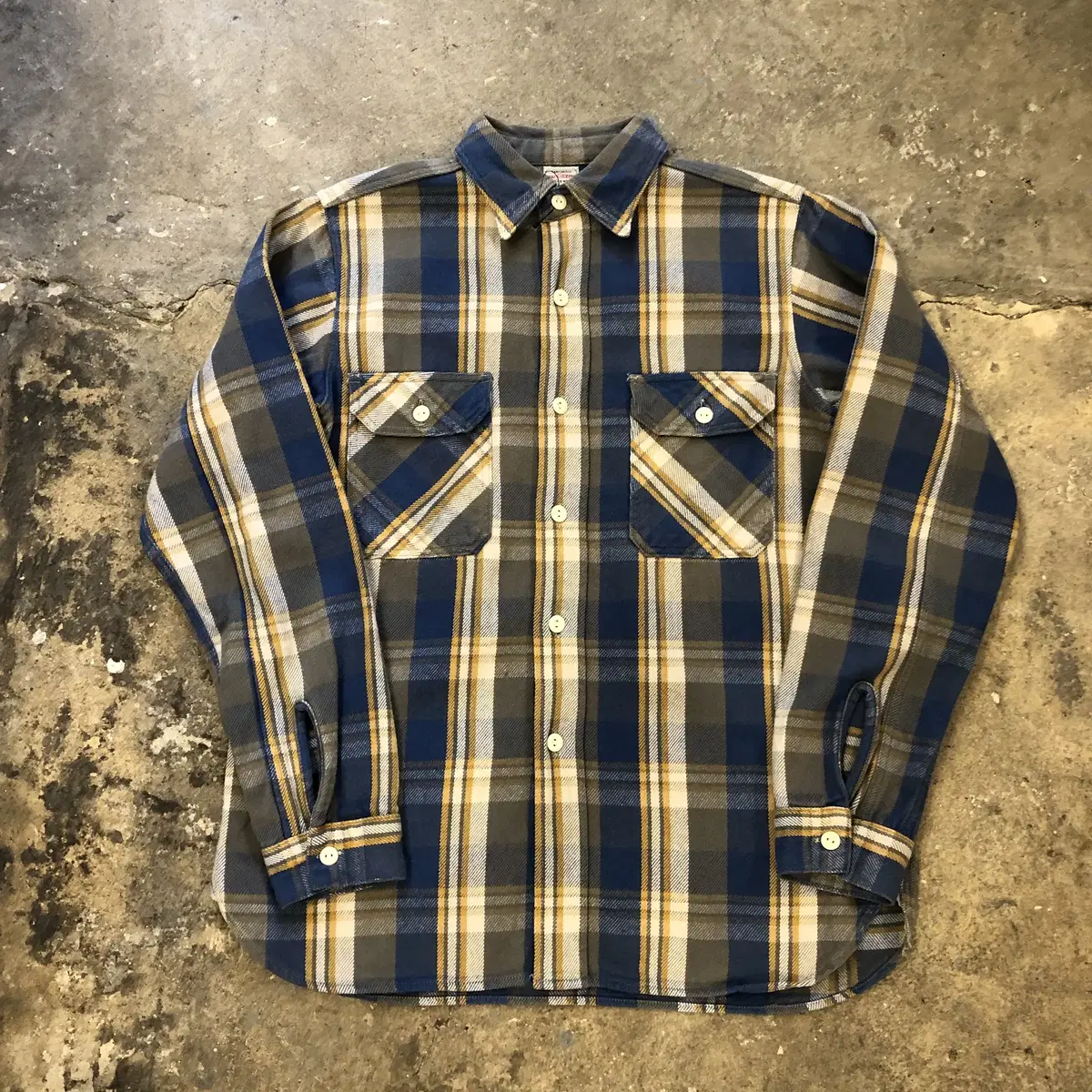 Warehouse flannel shirt Japan made - L