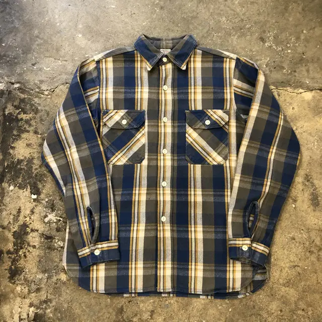 Warehouse flannel shirt Japan made - L