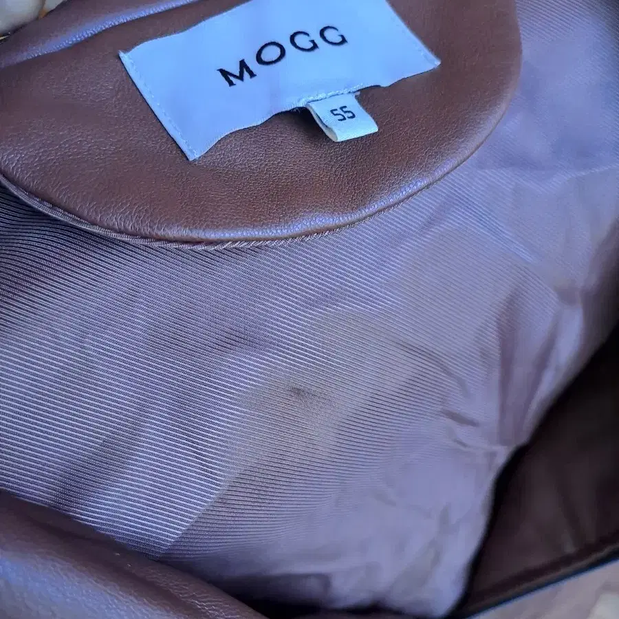 MOGG 레더 자켓