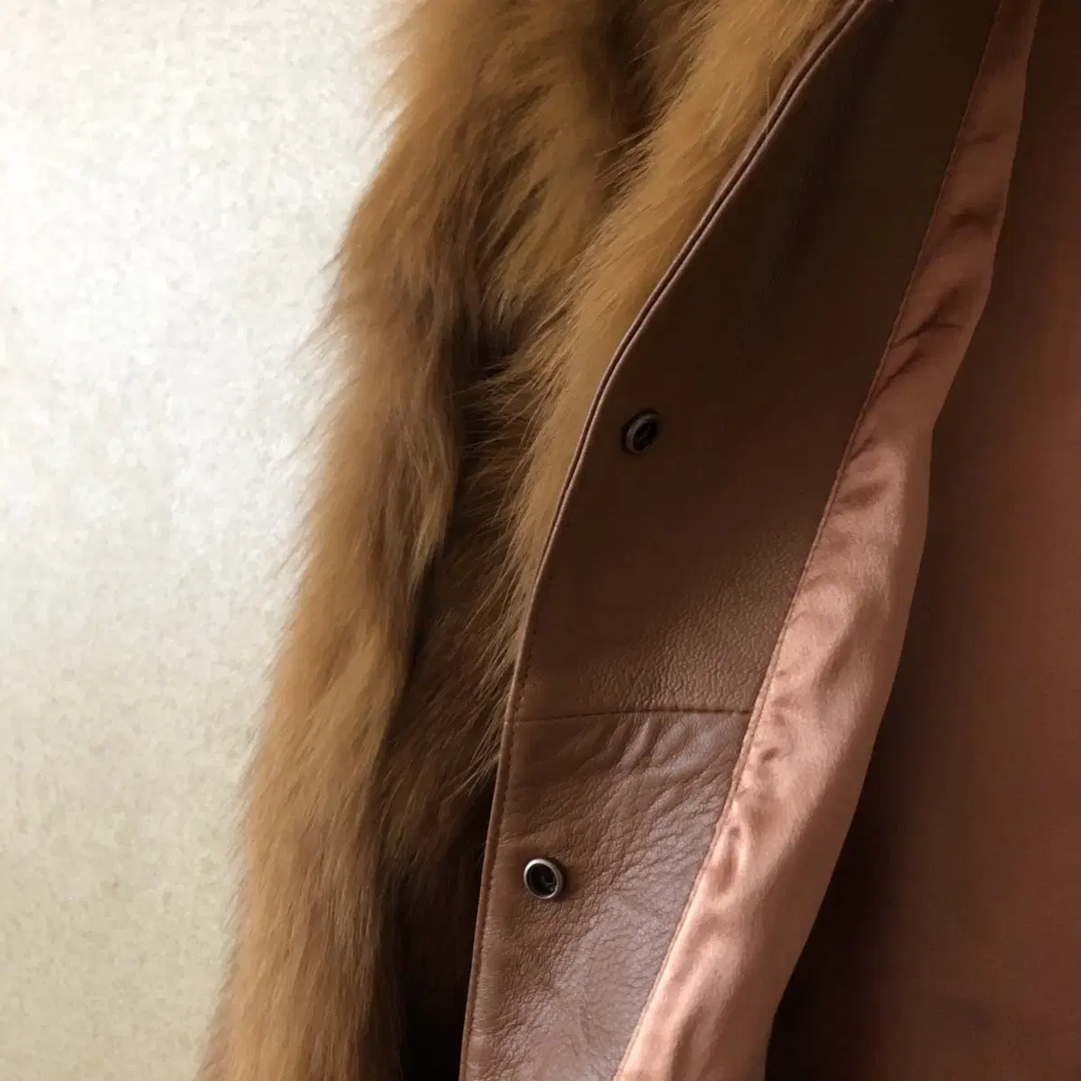 폭스 퍼 자켓 GOAT SKIN FOX FUR JACKET