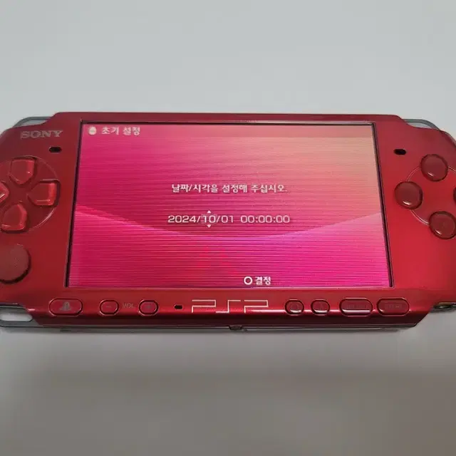 psp 3000번대 레드컬러 소장용 s급