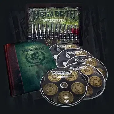 Megadeth - Warchest (4CD + 1DVD) 입체 박스셋