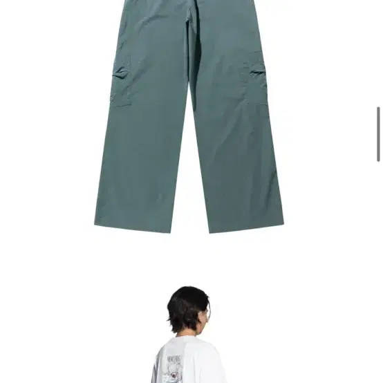 산산기어  팬츠 23SS CUBIC PANTS TEAL