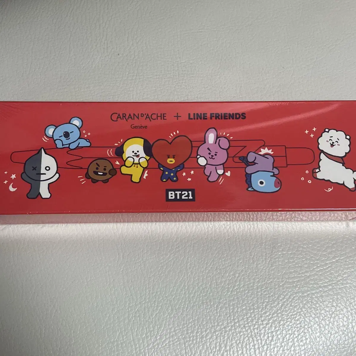 BTS 방탄소년단 라인프렌즈 BT21 까렌다쉬 콜라보 펜 한정판