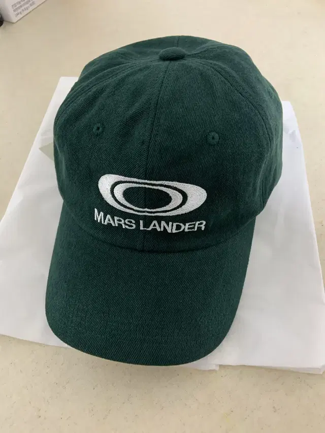 MARS LANDER washed 딥그린 볼캡