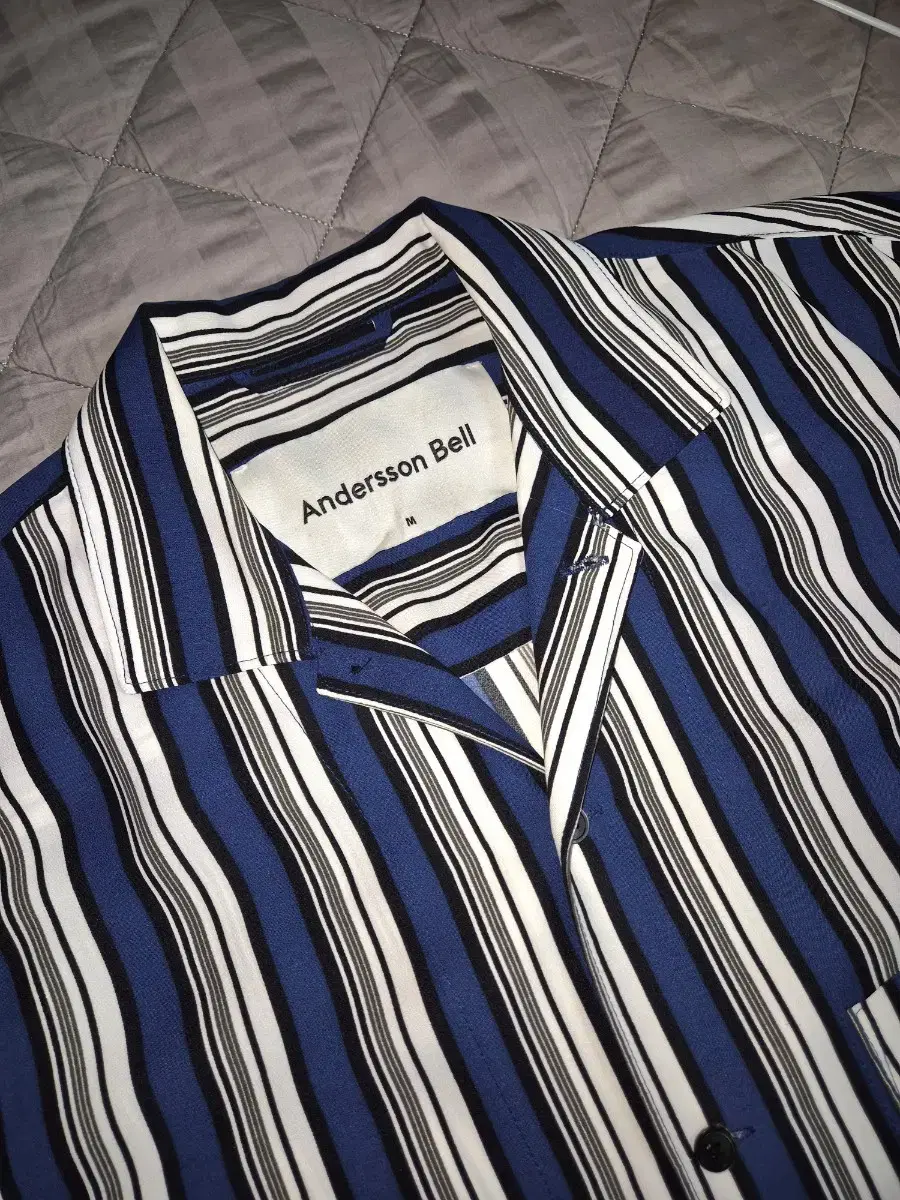 Anderson Belle Striped Short Sleeve Shirt