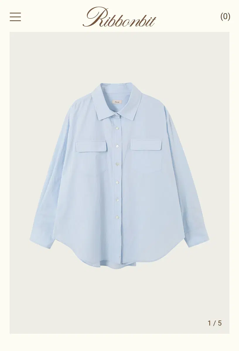 리본빛 ribbonbit Lily pocket shirts