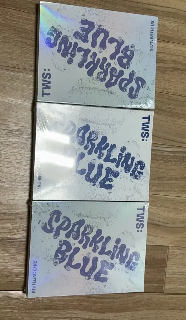 투어스 미개봉 앨범 스파클링블루 럭키버전 스파클링버전 tws cd 판매