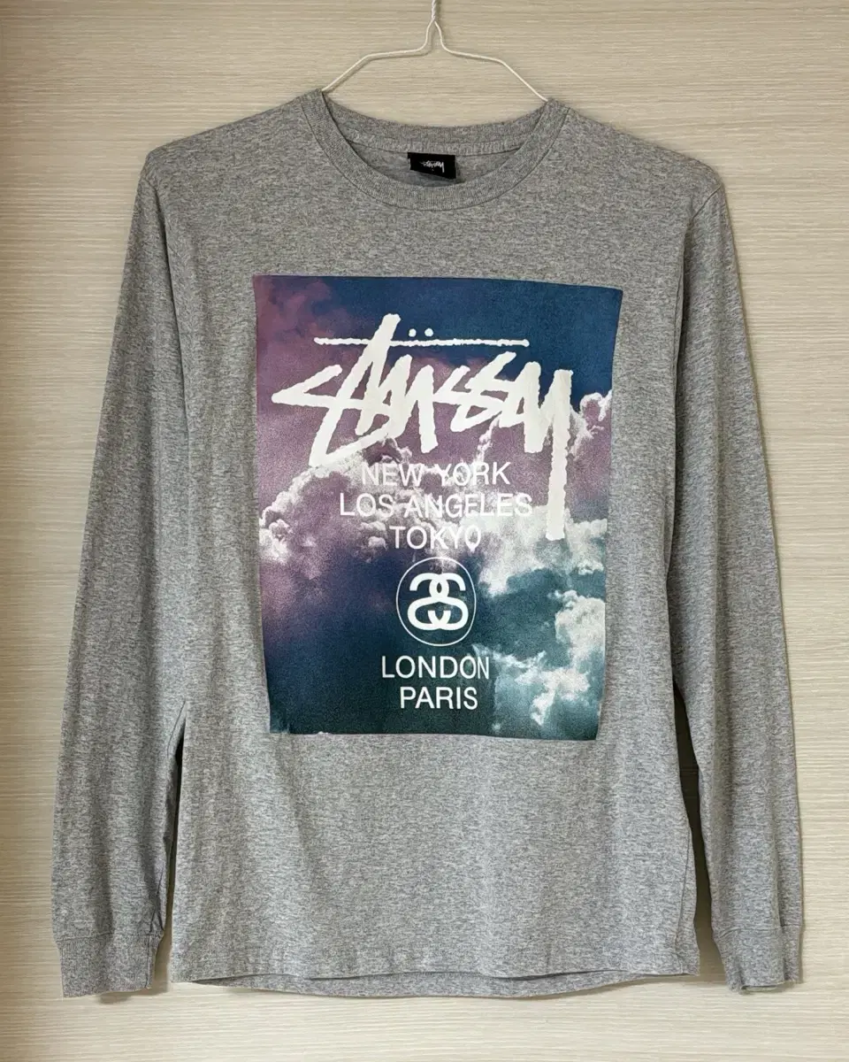 Stussy Worldtour Sky Photo Print Long Sleeve