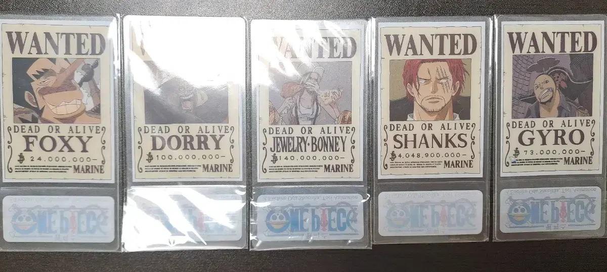 ONEPIECE Devil's Fruit Standing kard Shanks sealed New bulk Set