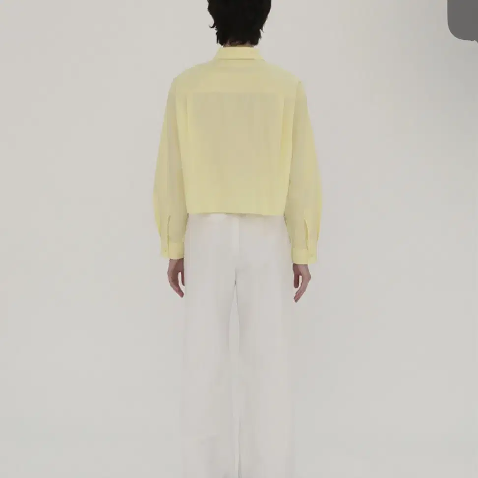 르바 poplin cotton shirts / lemon