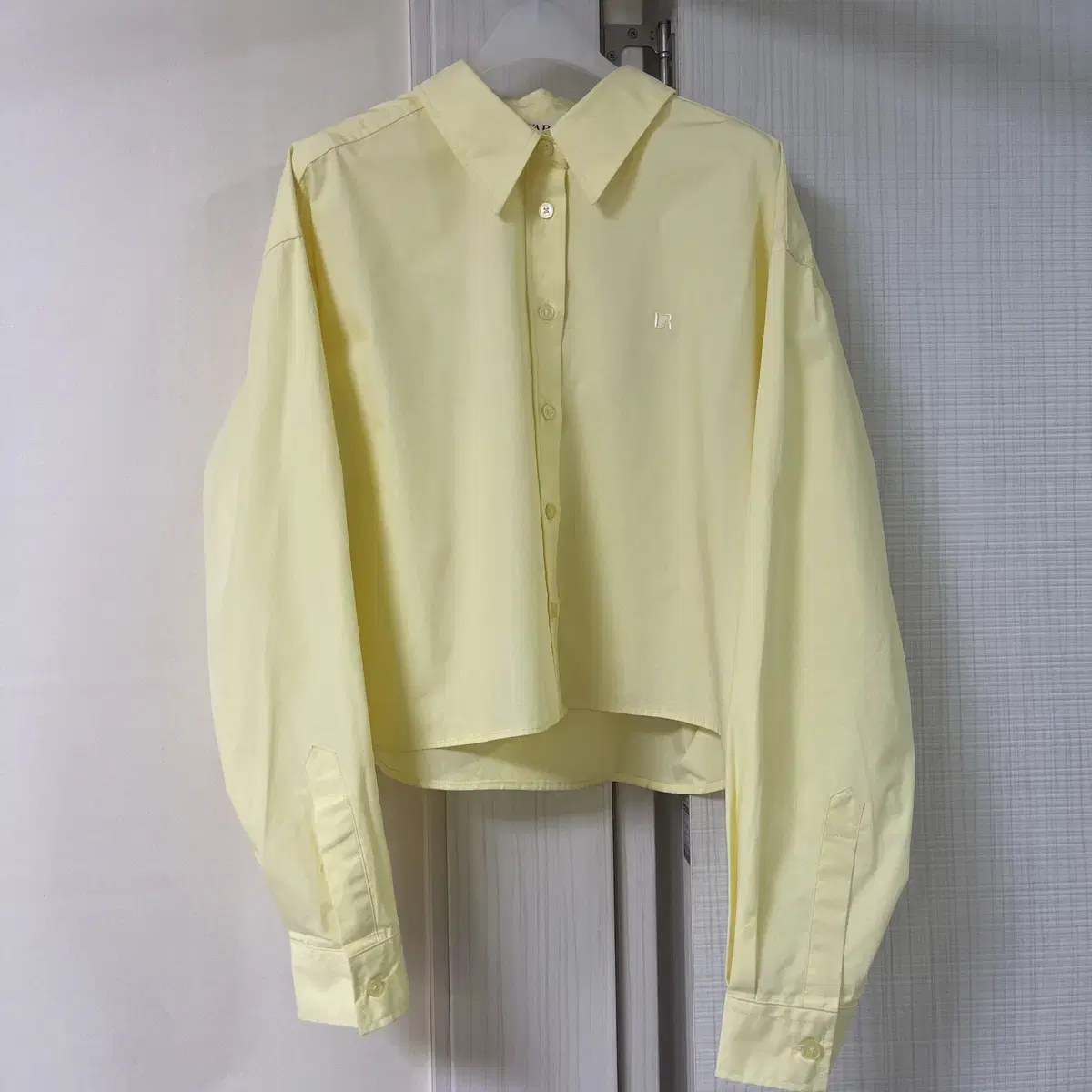 르바 poplin cotton shirts / lemon