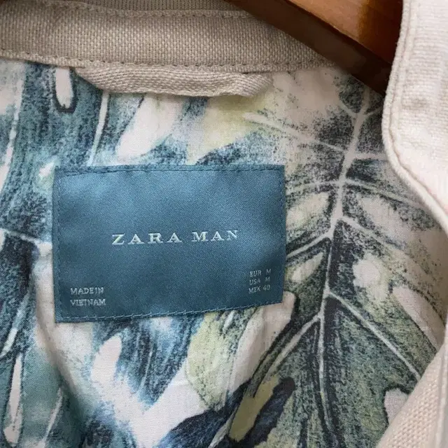 자라 ZARA 베이지 블루종 남성 자켓 S03176