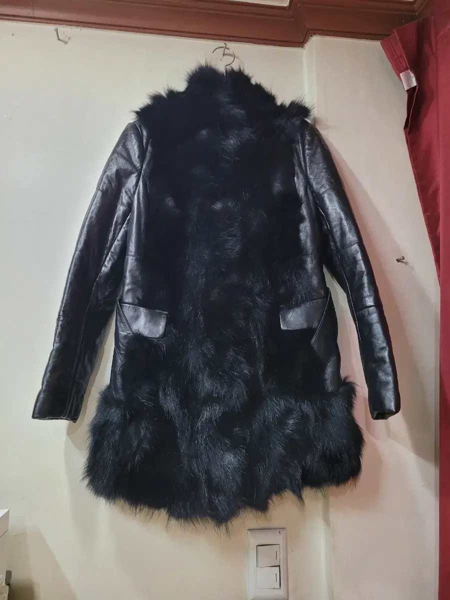 Sheepskin Raccoon Coat