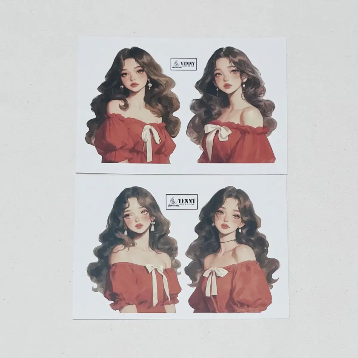 [Yenny Yenny] 2 off-shoulder figures