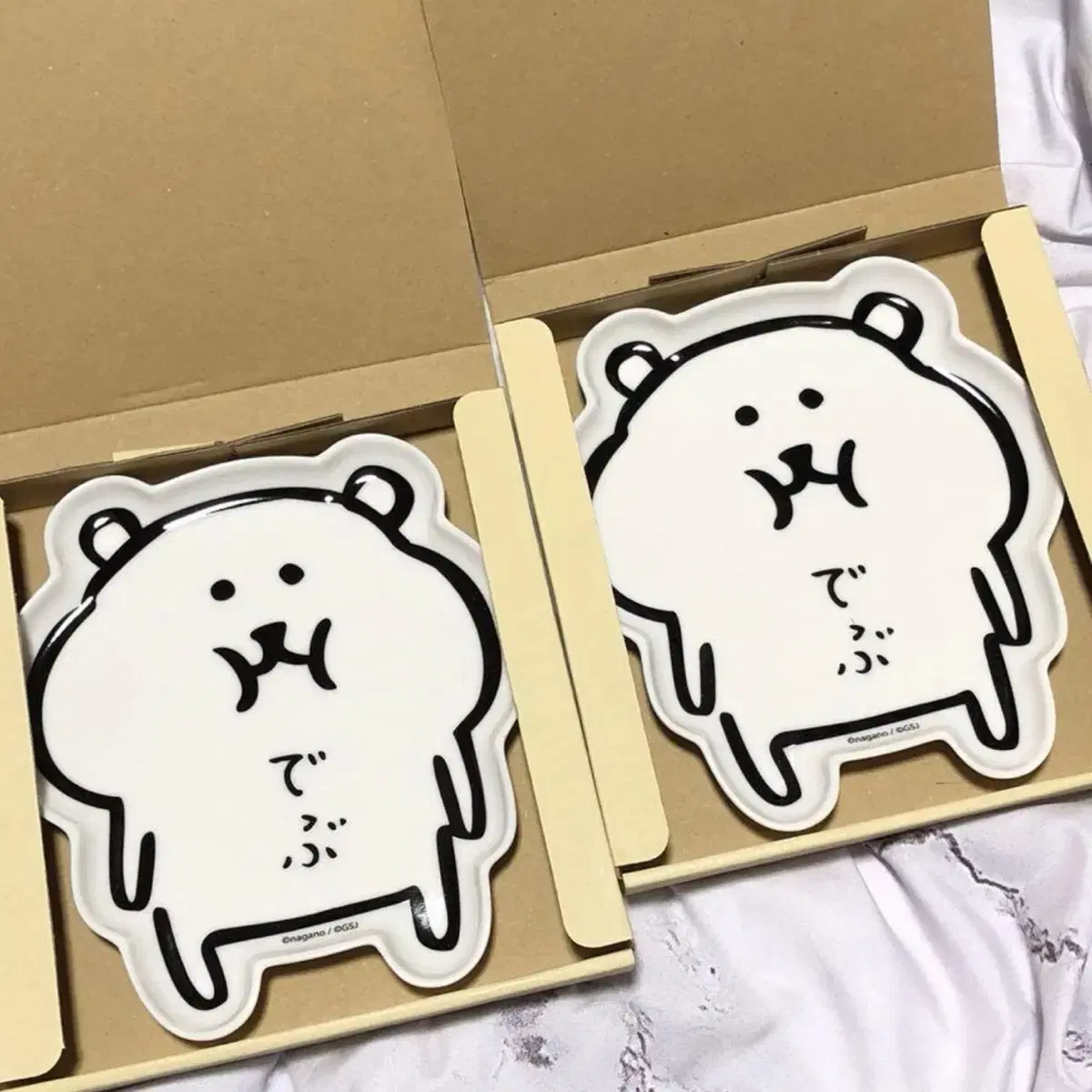 농담곰 나가노 다이컷 접시