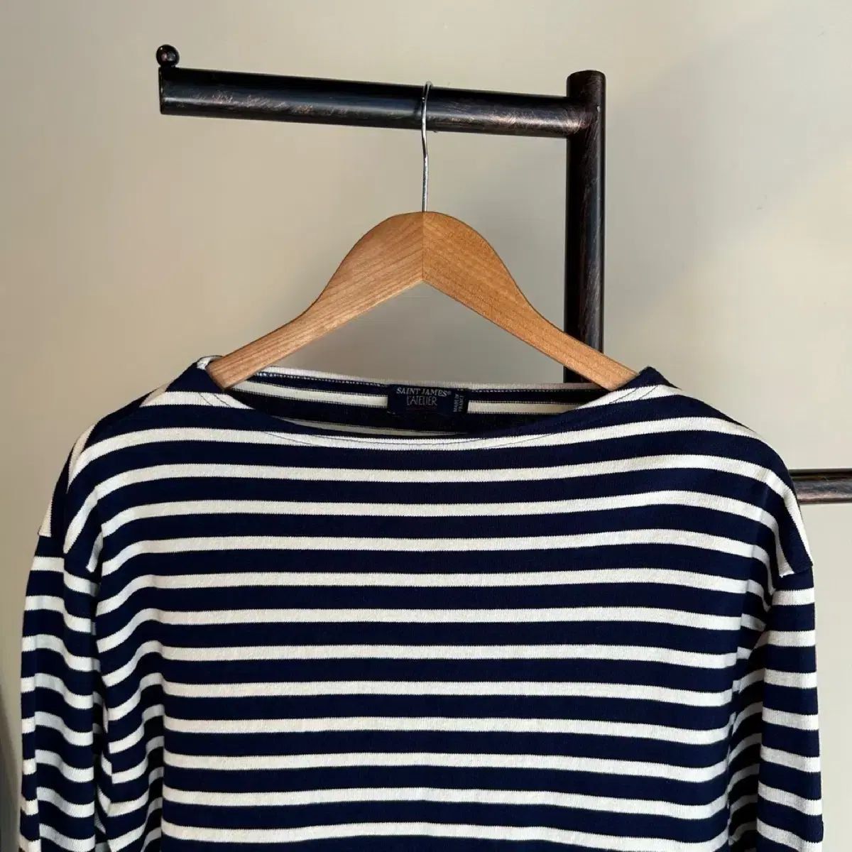 12354 - St. James Navy Stripe Long Sleeve T-Shirt